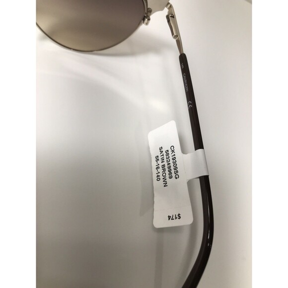 Calvin Klein-Ck19309S 200 Satin Brown Brown NWT - Picture 6 of 7